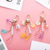 Cute Bag Pendant Floating Fruit Candy Acrylic Fashion Accessories Bear Key Chain Key Ring Keyholder