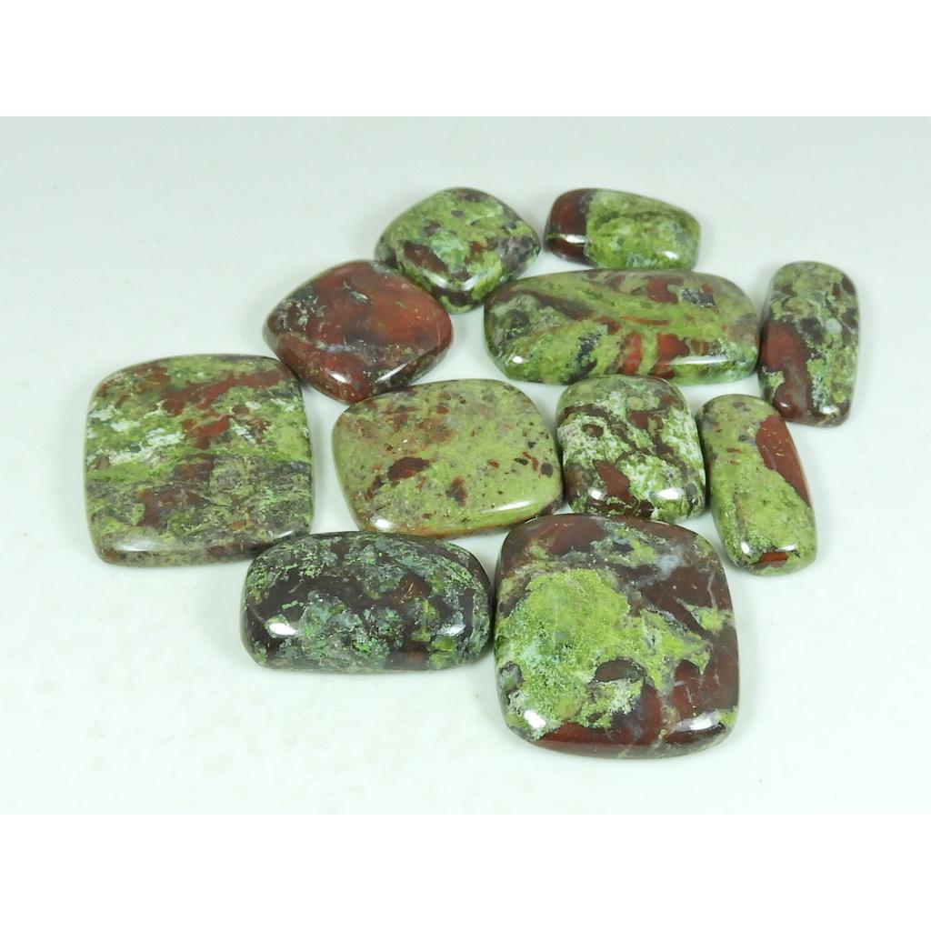 20-29 мм Натуральный кабошон из драконовой яшмы, свободный драгоценный камень, лот 11 шт., 299 карат. SY-514