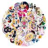 Стикер Водостойкий Милый Страж Сейлор Мун Cheesecat Идеально для и Набор Стикеры, Декали, Пакет, Ноутбуки, Велосипеды, Шлемы, Чемоданы, 150 штук
