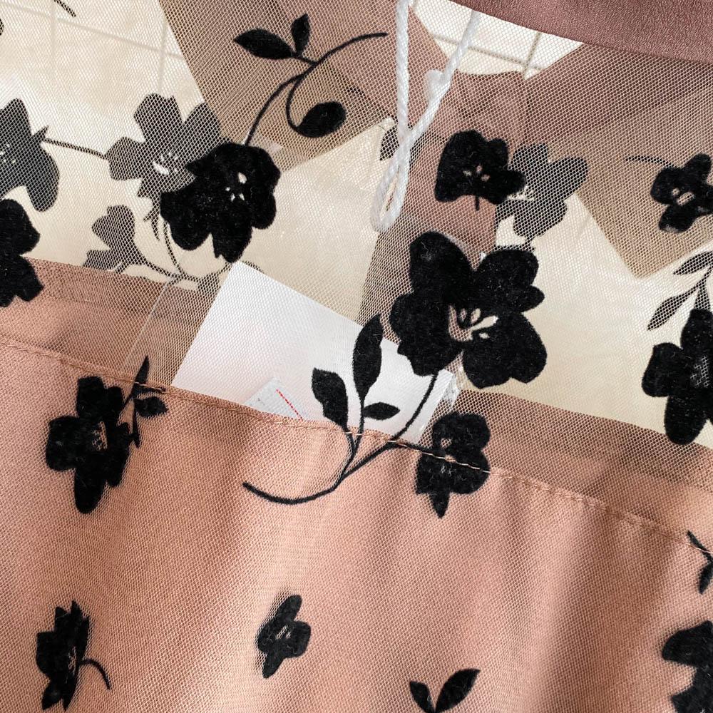 RUGOD Summer Retro Embroidered Waist Slim A-line Dress Elegant Large Swing Long Dress