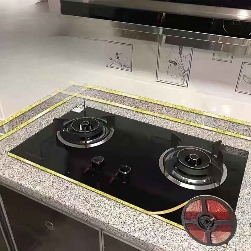 2 шт. Самоклеящаяся наклейка для швов на кухне, плита для бассейна, линия для удара, наклейка для красивого края на углу стены, водонепроницаемая и устойчивая к плесени лента