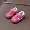 Spring and Autumn New Style Children's Multi-Color German Training Shoes Korean Version Girls' Soft Sole Casual Sneakers Boys' Toddler Shoes1-3Years