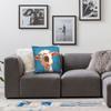 Screaming Goat Funny Meme Pillowcases Retro Trendy Pillow Case For Living Room Sofa Comfy Pillow Cover