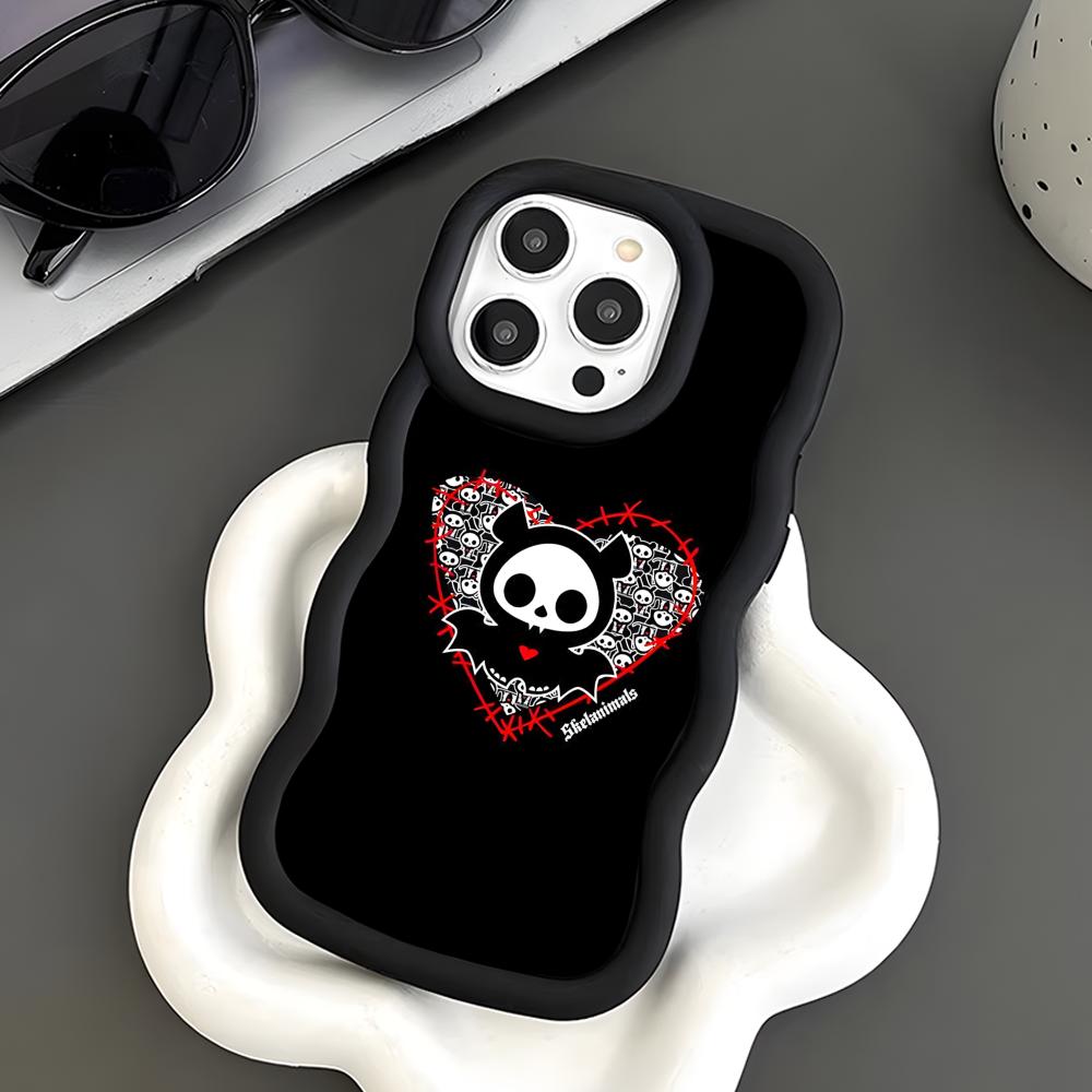 Skelanimal Diego Чехол для мобильного телефона из ТПУ с волнистым краем для iPhone 17 16 15 14 13 12 11 Air Pro Max Plus Цветная крышка