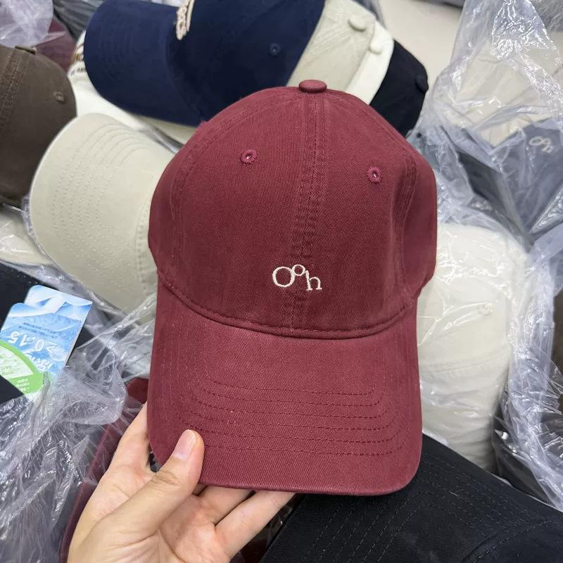 Versatile Casual Letter Embroidery Soft Top Curved Eaves Skinny Baseball Hat Women's Spring and Autumn Age Reduction Fashion Personality Cap