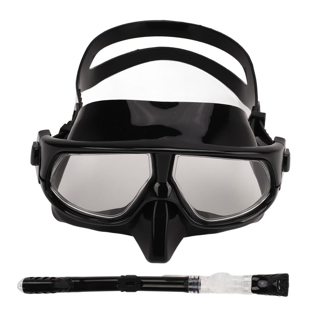 Комплект сухой трубки с широким обзором, антизапотевающие очки для подводного плавания, не пропускающие воду, профессиональное снаряжение для подводного плавания