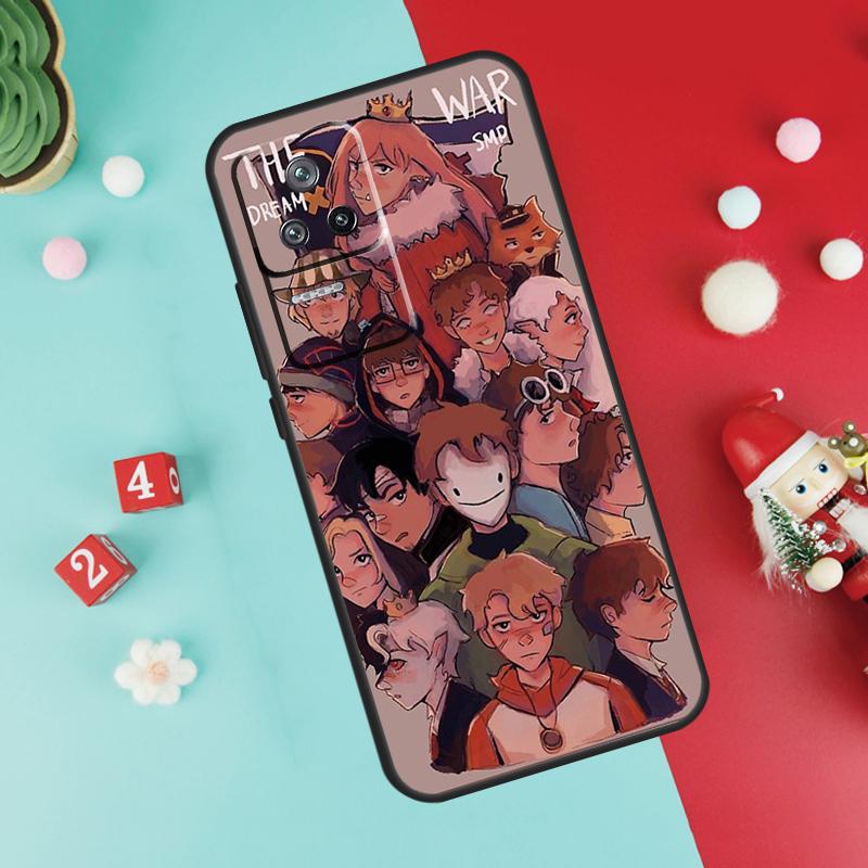 Чехол Dream Smp для Xiaomi 13 12 Lite 11T 12T Pro 12X POCO X3 X5 F5 Pro F4 X4 GT M5s C40 F3 Задняя крышка