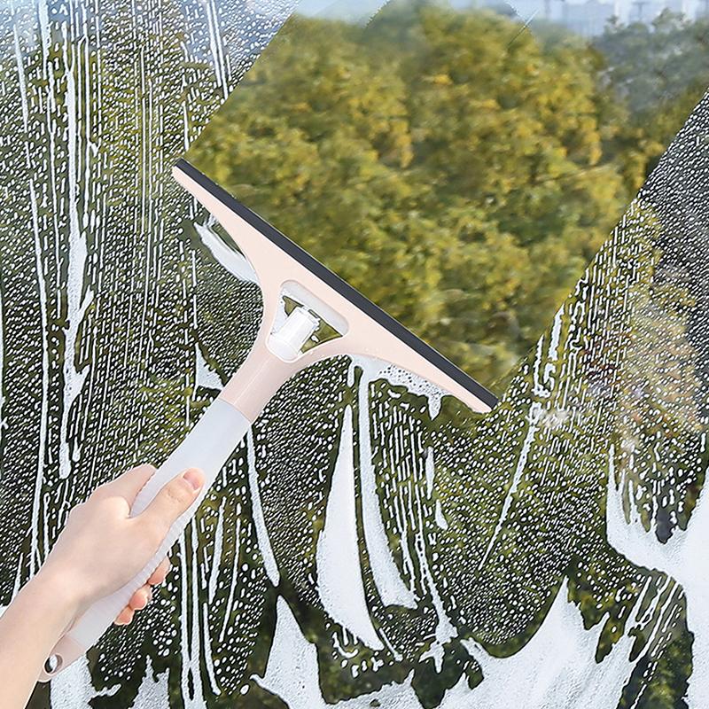 Многофункциональный стеклоочиститель с распылительной насадкой и нескользящей ручкой, многоразовый скребок для мытья окон, пола, двери, стены