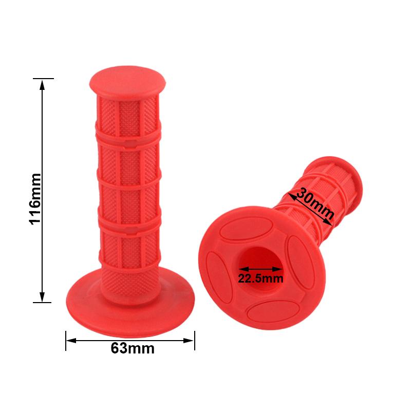 Motorcycle Universal 7/8" 22mm Hand Grip With Throttle Cable Handle Bar Grips For Pit Dirt Bike ATV Quad Motocross Racing
