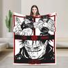 Choso  Flannel Throw Blankets Kaisens Anime Blankets for Bed Couch Super Soft Bedding Throws