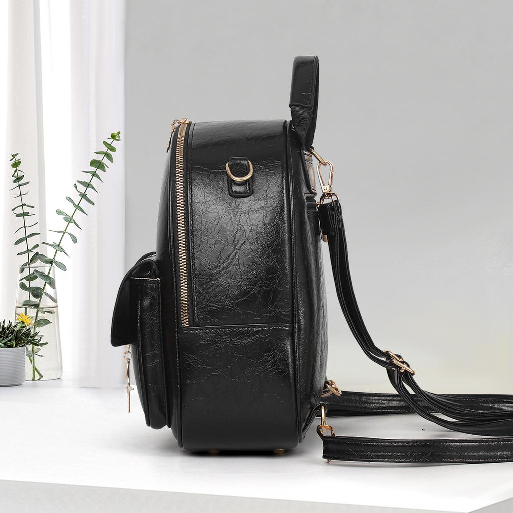 Spring New 2025 Fashion Backpack Simple Shoulder Bag Women's Bag Trend Large Capacity Backpack Women's Bag Women's Bag