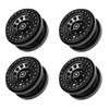 4 PCS RC Vehicle Wheels Rims 2.9in 12 Hole Aluminum Alloy RC Model Car Non Stick Metal Wheel Hub for 1 6 AXAIL SCX6