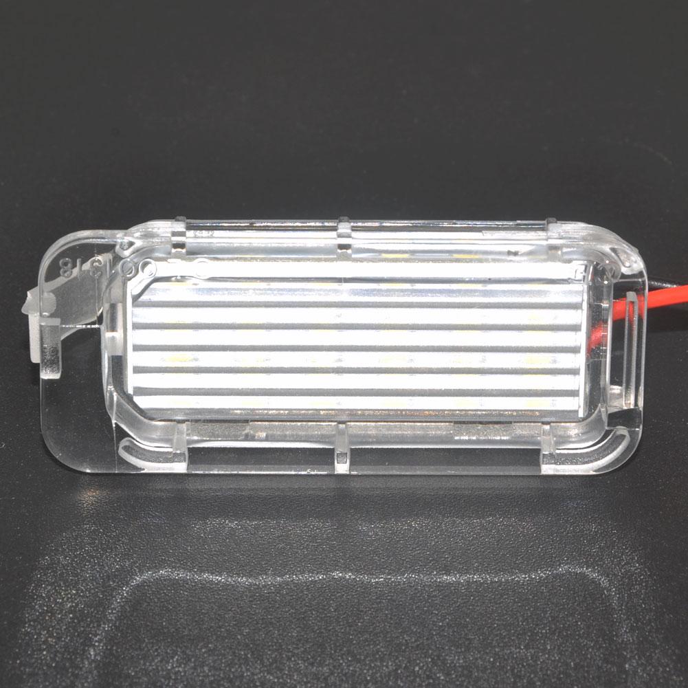 2 предмета со светодиодной подсветкой номерного знака Can-Bus, светодиодные лампы для Focus Fiesta Mondeo Kuga Galaxy S-max