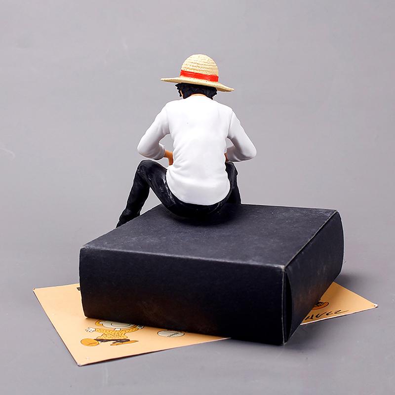 Аниме One Piece Фигурка Луффи из ПВХ Обезьяна Д. Луффи Классическая Модель Игрушки Сабо Эйс Кукла Украшение для Торта Машины Коллекция
