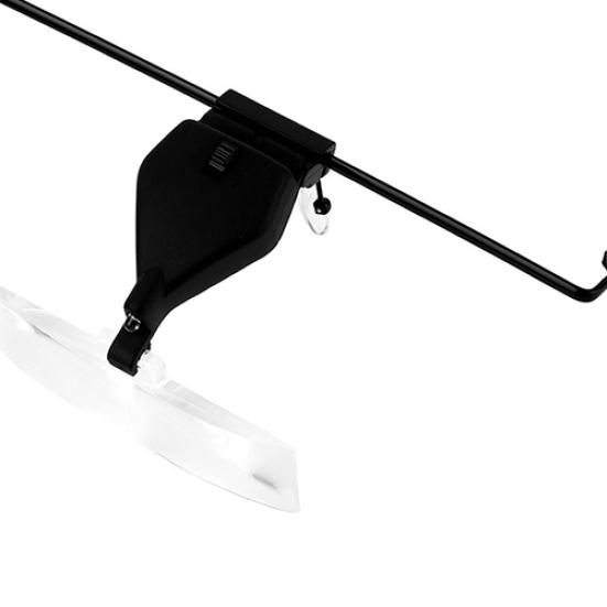 1,5x 2,5x 2,5x светодиодная лупа для очков, ювелирная лупа без рук, увеличительный инструмент для ремонта