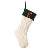 18-inch Christmas Stockings, Letter Stockings, Knitted Letter Stockings, Candy Gift Bags