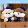 Adorable Cartoon Beaver Plush Toy Soft Cuddly Doll For Birthday Gifts And Home Decor