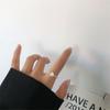 Элегантное Нежное Украшение Эластичное Подарок Регулируемое Кольцо Формы Сердца с Имитацией Жемчуга