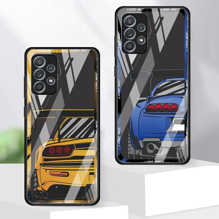 Чехол-кейс для Samsung Galaxy A73 A34 A14 A30 A15 A50 A56 A35 A25 A13 A20 A21 A06 A36 A71 A51 A52 A16 A02 A12 A10 Модный Автомобиль