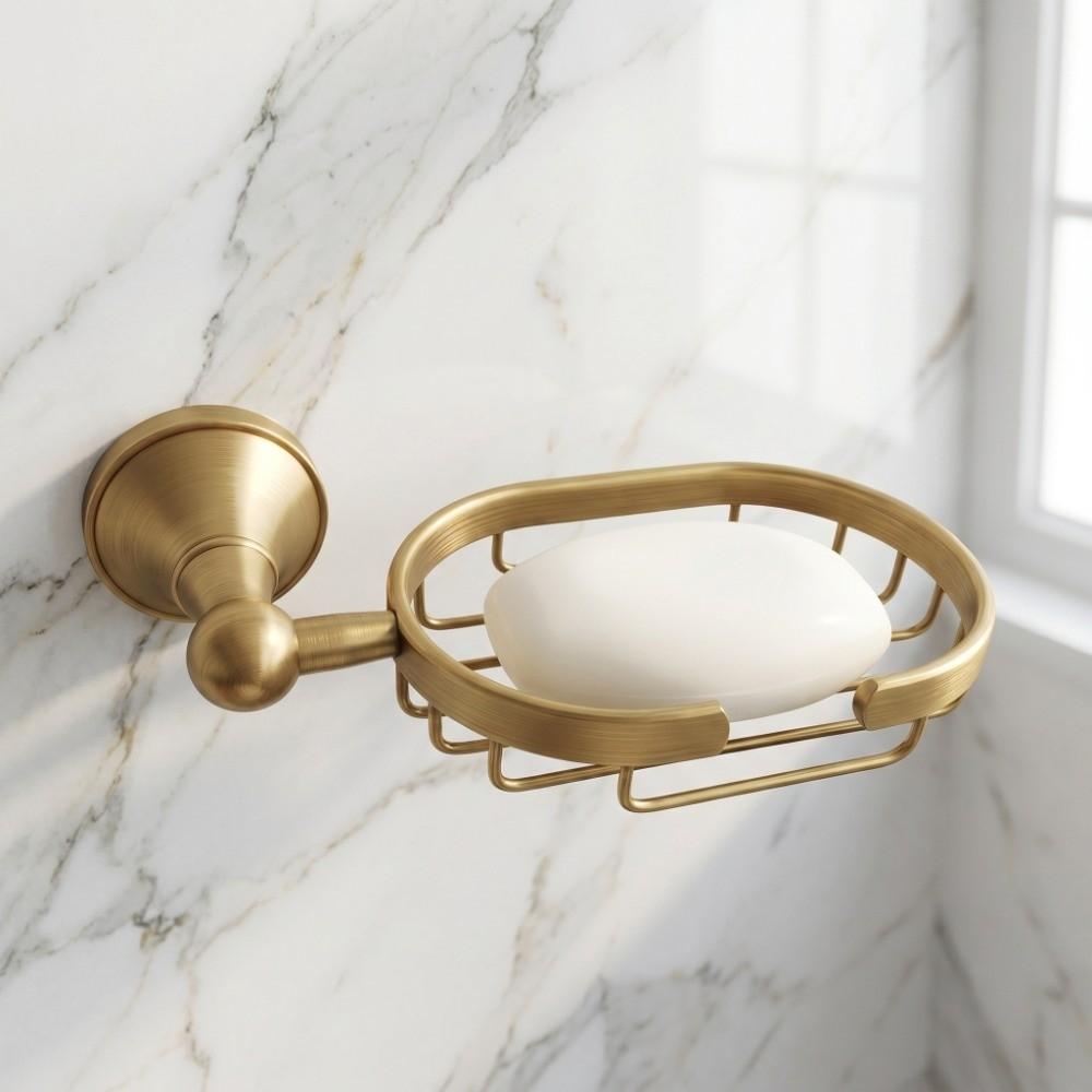 Copper Soap Holder Self Draining Soap Tray Modern Soap Dish Home Hotel