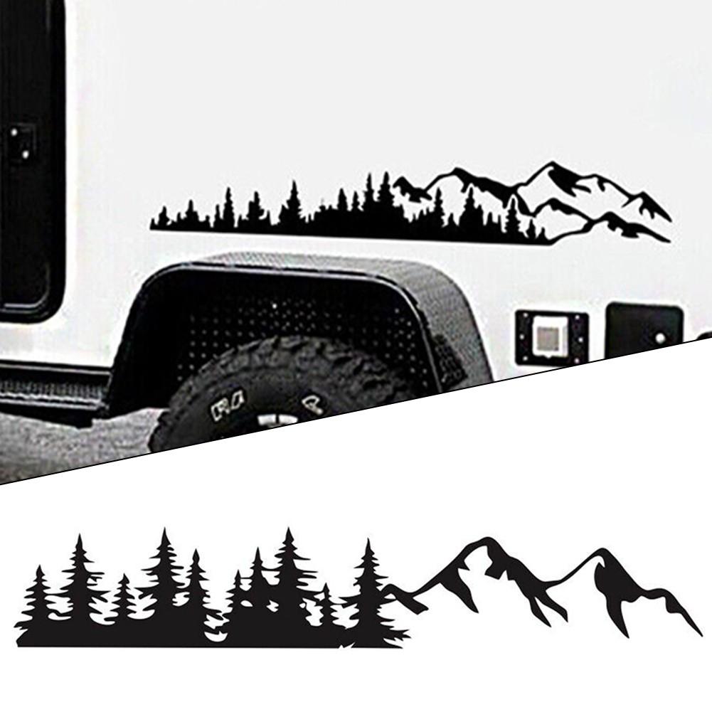 100*17 см наклейка черная для прочного украшения автомобиля Jeep