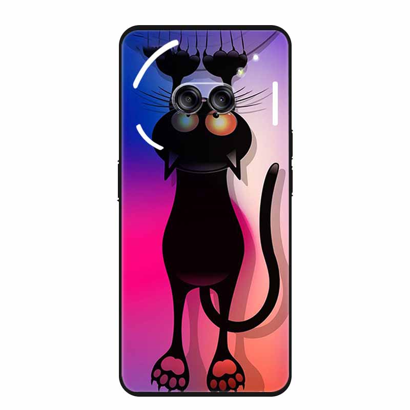 Чехол для Nothing Phone 2A Роскошный Мягкий Силиконовый Задний Чехол из ТПУ Чехлы для Телефона для Nothing Phone2A 5G A142 Ударопрочный Милый Любовь Capa