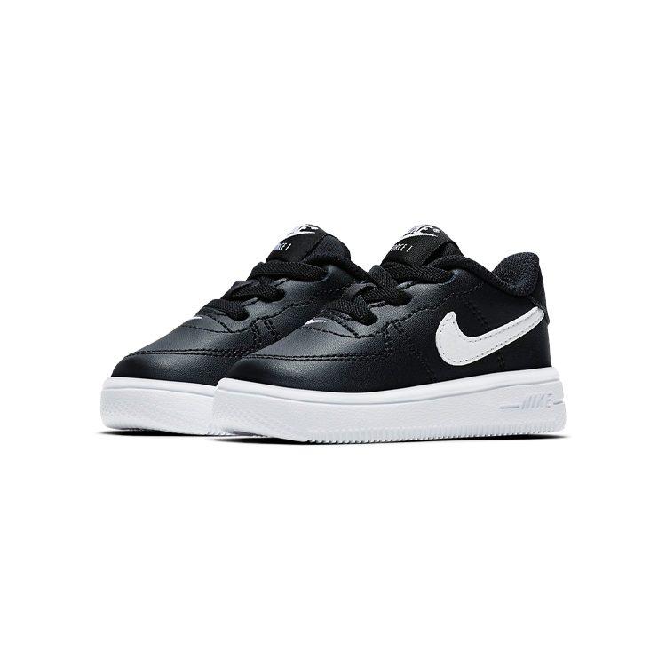 Nike Air Force 1 18 Низкие Кеды для Скейтбординга Черно-Белые Для Младенцев и Малышей 905220-002