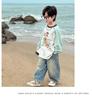 2025 Spring/Autumn Korean Style Boys' Loose Jeans