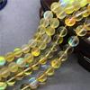 Желтые хрустальные блестящие бусины, свободные бусины для изготовления браслета и ожерелья