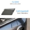 Car Front Bumper Headlight Washer Spray Cover Cap Accessory Replacemente For BMW X1 E84 LCI 2013-2016 51117347666