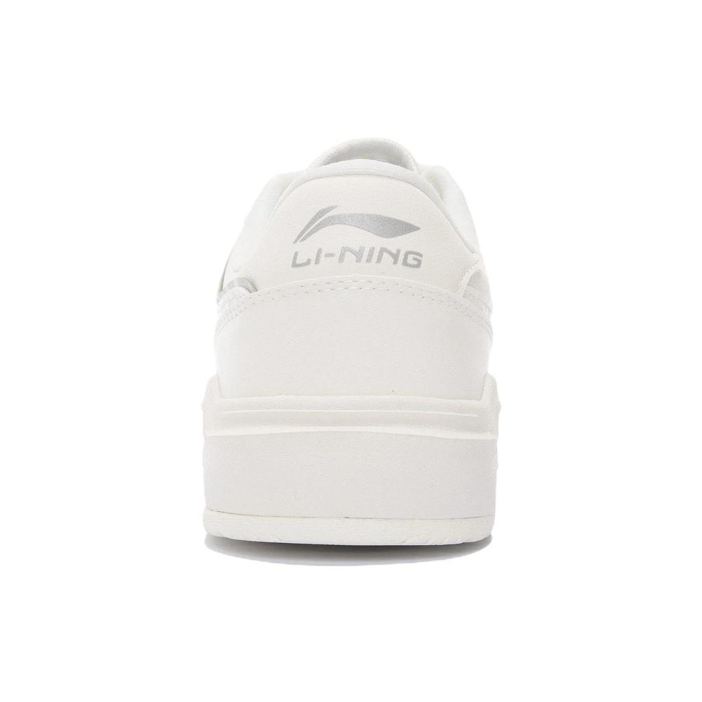 Li Ning Slip Resistant Lightweight Low Top Skate Shoes Men Sneakers White AGCS031-1