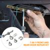 Комплект из 7 предметов для ремонта цилиндра замка передней задней двери автомобиля, запасные части для E81 E82 E87 E88, аксессуары для автозапчастей