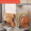 Bieying Wall-Mounted Kitchen Chopping Board Storage Rack