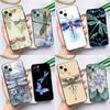 Dragonfly Animal Art Case For iPhone 15 14 13 12 11 Pro Max X XS Max XR 7 8 Plus SE 2020 2022 Bumper Case Cover