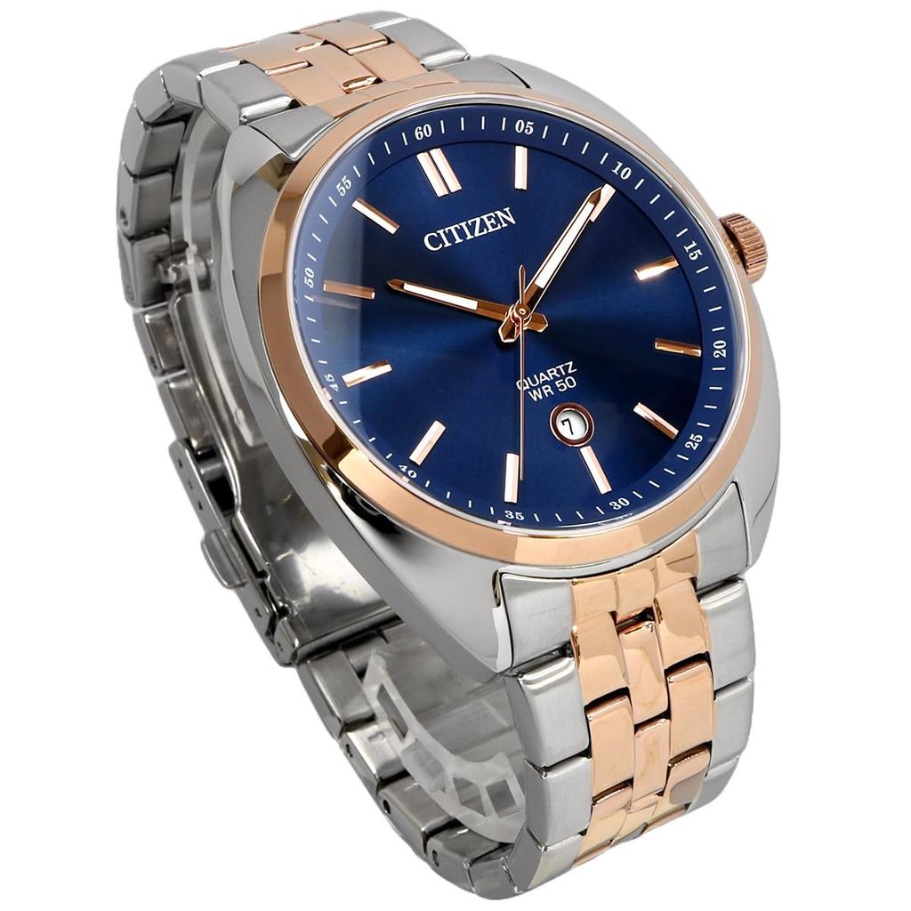 Citizen Citizen Watch Quartz Analog Stainless Steel Combination Belt Silver Pink Gold Navy Men's BI5096-53L [item]