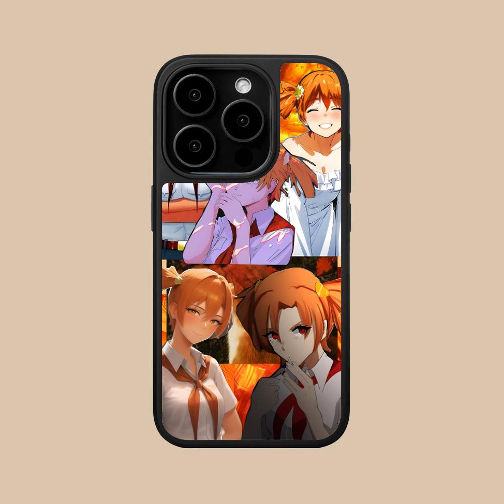 Вечное Лето Алиса Матовая Поверхность Чехол для Мобильного Телефона для iPhone 17 16 15 14 13 12 11 Air Pro Max Plus Цветной Чехол