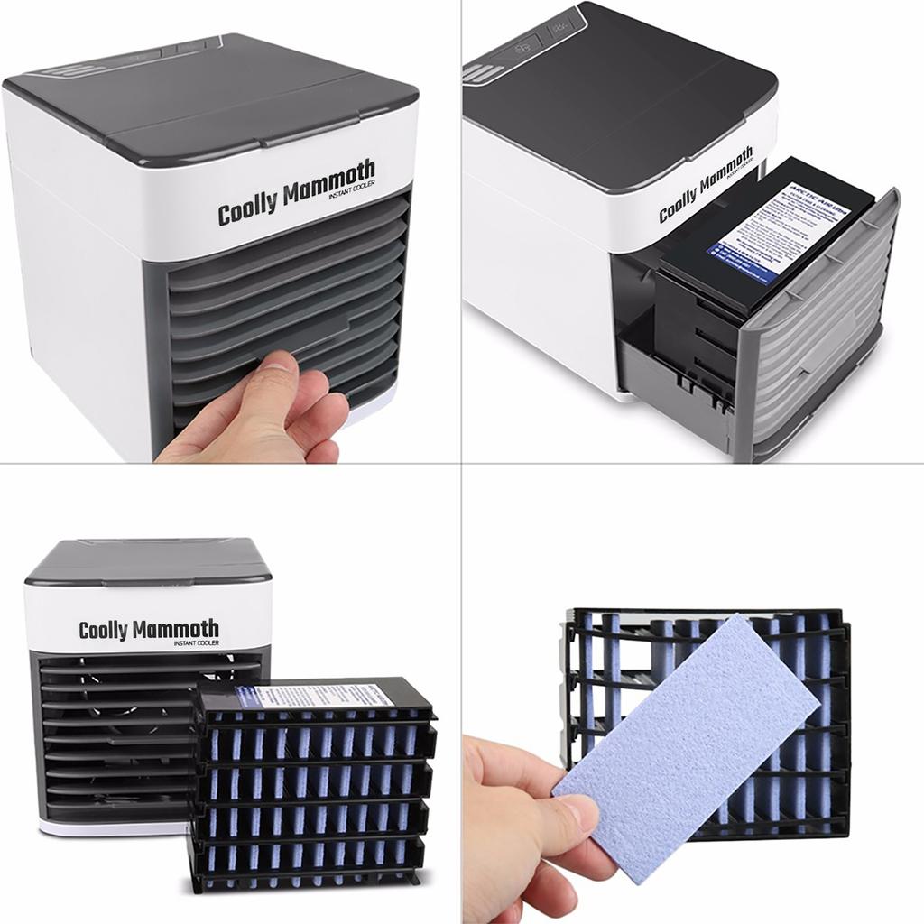 USB Портативный Цветной Кондиционер Увлажнитель Охладитель Модернизированный Бесшумный