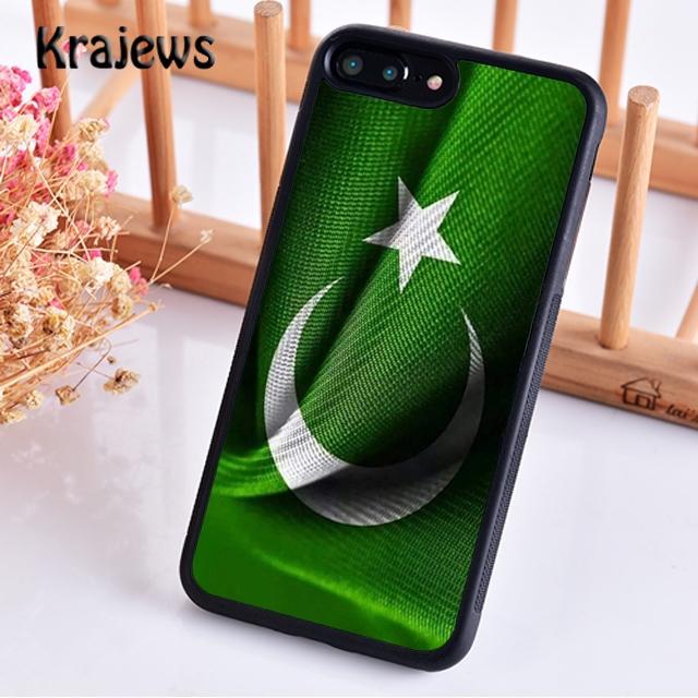 Чехол для телефона Krajews с национальным флагом Пакистана для iPhone 14 5 6s 7 8 plus X XR XS 11 12 13 pro max Samsung Galaxy S21 S22ultra