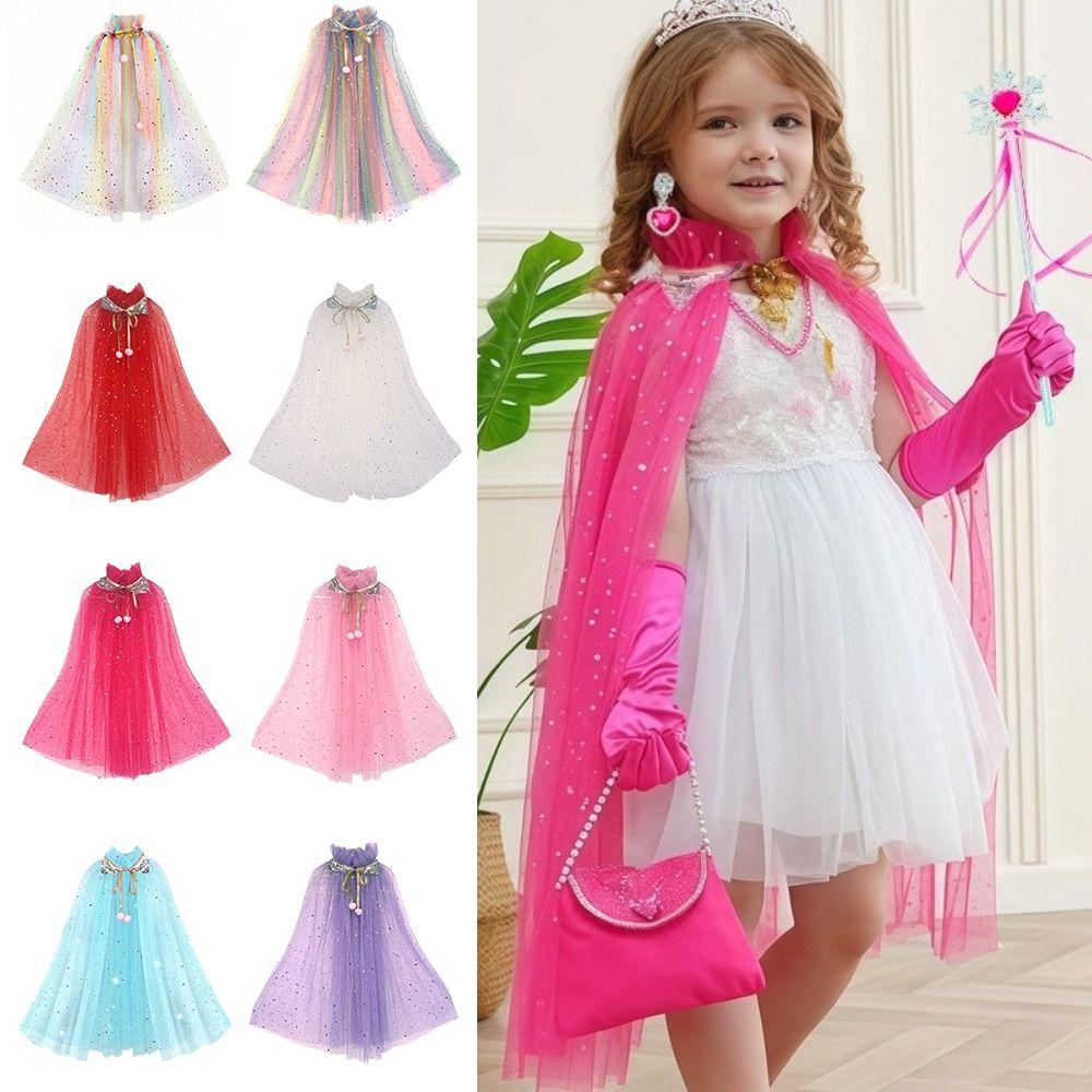 Mesh Outerwear Cape Role-Playing Performance Dress up Clothes Mesh Shawl Halloween