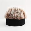 Hot-Selling Southeast Asia Knit Fur Hip-Hop Wig Cap for Men and Women