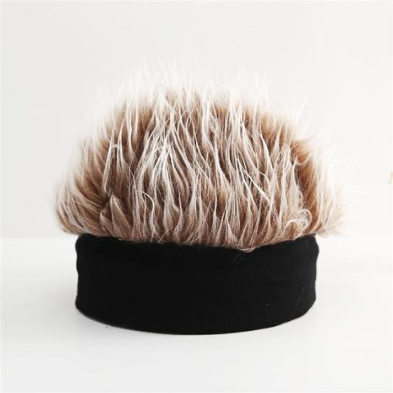 Hot-Selling Southeast Asia Knit Fur Hip-Hop Wig Cap for Men and Women