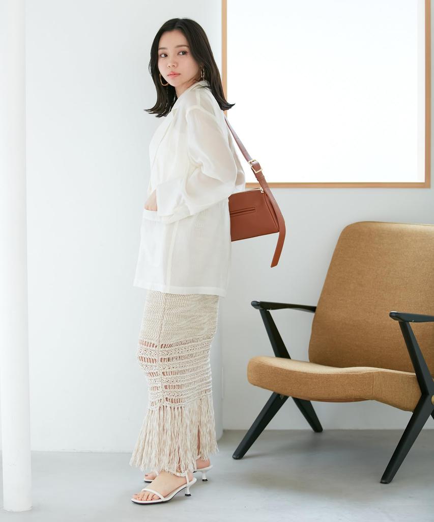 [BIS] Женская прозрачная куртка на кулиске, BVV14020, Натуральный (16)