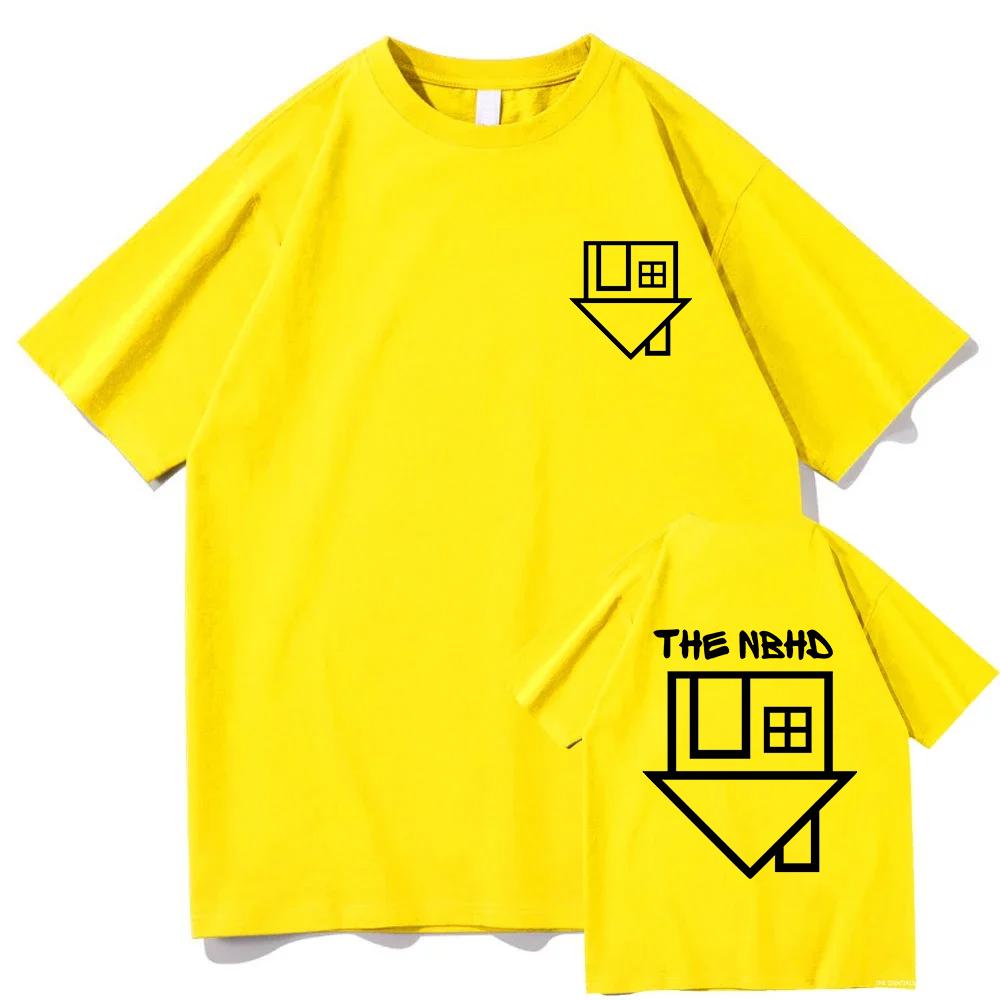 The Neighbourhood NBHD Tshirt Fashion Men/Women Harajuku Graphic T-Shirt Unisex High Quality Aesthetic Vintage Cotton T Shirts