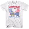 Мужская футболка Woodstock Star-Spangled Peace & Music