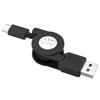Выдвижной телефон для синхронизации данных Type-C, зарядный кабель USB 3.1, шнур для Android iOS