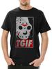 13th Friday Mens T-Shirt Friday the Knife Fun 13th Vorhees Friday 80s Jason