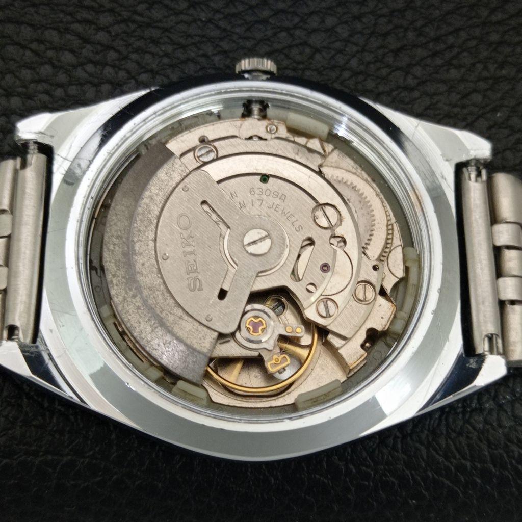 ЯПОНСКИЕ ВИНТАЖНЫЕ ОТРЕМОНТИРОВАННЫЕ АВТОМАТИЧЕСКИЕ МУЖСКИЕ ЧАСЫ SEIKO 5 С ЗЕЛЕНЫМ ЦИФЕРБЛАТОМ a444452-1