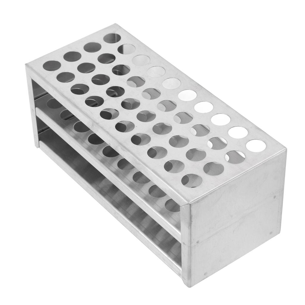 Штатив для пробирок из нержавеющей стали 304, штатив-подставка для пробирок для лаборатории и студии, 14 мм, 40 отверстий