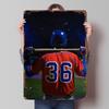 Baseball Player With Bat At Night Printed Posters Customizable Wall Art Retro Vintage Metal Tin Signs for Home Room Wand Deko