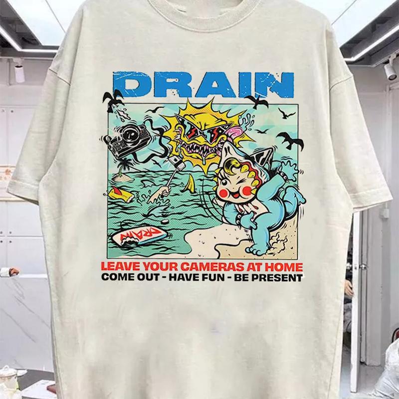 Drain Band В туре по Калифорнии Для фанатов Футболка S 5XL